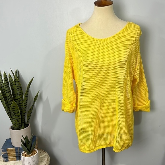 Lane Bryant sweater NWT Yellow - Picture 1 of 7